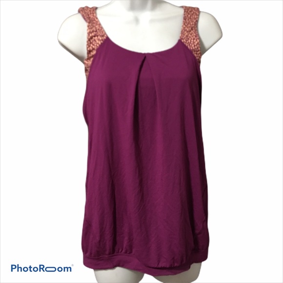 Lululemon Strappy Purple Tank